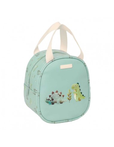 Safta Dinos Neceser Termo de 5.85L - Interior Forrado en Aluminio - Asa Superior - 190x140x220mm - Color Menta