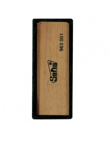 Safta Borrador para Pizarra - Fieltro de Alta Calidad - Ergonomico - Limpieza Efectiva - Mango de Madera - 110x45x35mm -