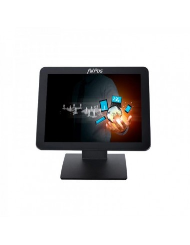 AVPos AVPos-T17 Monitor Tactil de 17 Pulgadas - Pantalla True Flat Capacitiva de 10 Puntos - 1280x1024 - 400CD M2 - VGA -
