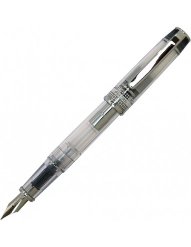Pilot Prera Pluma Estilografica - Cuerpo Transparente - Incluye Convertidor y Cartucho de Tinta - Color Negro