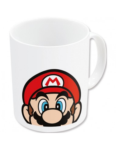 Safta Super Mario Taza Ceramica de 325ml - Color Blanco