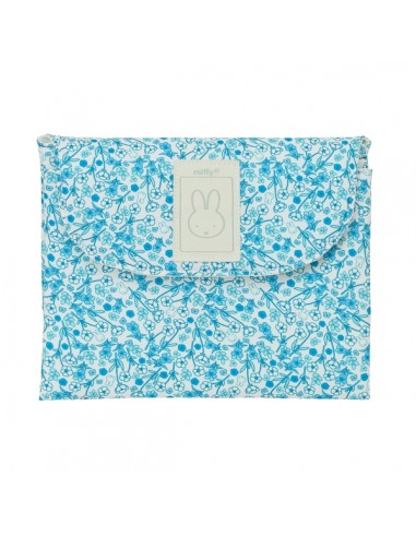 Safta Miffy Mum Garden Cambiador de Bebe Plegable - Repelente de agua - Compacto - Facil de Limpiar - 400x500mm - Color Azul