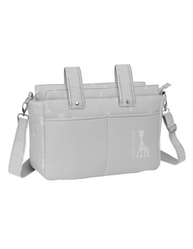 Safta Sophie la Girafe Mum Bolso de 17.94L - Adaptable al Carrito - Cremallera - Bolsillos Frontales - Organizador Interior -