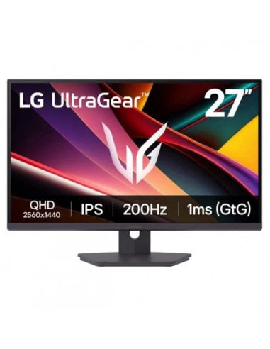 LG UltraGear Monitor 27" IPS QHD 200Hz HDR400 FreeSync Premium - Respuesta 1ms - Ajustable en Altura-Inclinable y Giratorio
