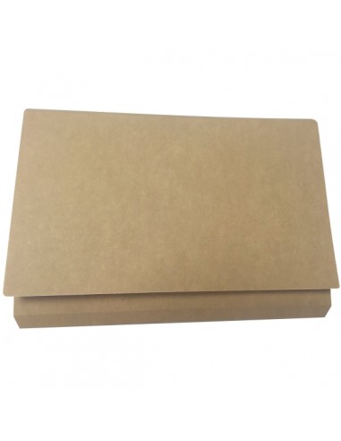 Gio By Elba Subcarpeta con Bolsa y Solapa Folio Kraft Bicolor - Resistente Cartulina de 240gr - Bolsa y Solapa para Mayor