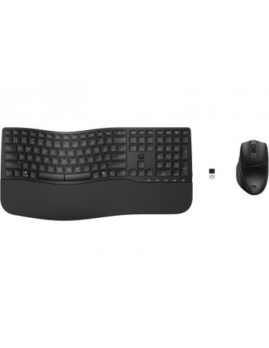 HP 685 Combo Teclado y Raton Inalambricos -Bluetooth 5.3-2.4GHz - ReposamuÃ±ecas y 3 Angulos de Inclinacion - Tecla