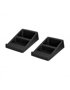 Aisens Pack Soporte Universal de Mesa para Altavoces - Carga Max. 10Kg - Color Negro