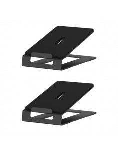 Aisens Pack Soporte Universal de Mesa para Altavoces - Carga Max. 10Kg - Color Negro