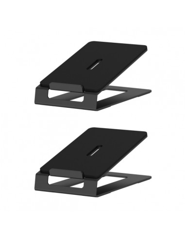 Aisens Pack Soporte Universal de Mesa para Altavoces - Carga Max. 10Kg - Color Negro