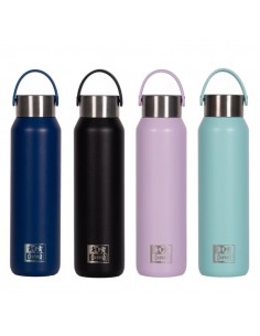 Oxford B-2Go Botella Isotermica 600ml - Doble Pared Aislante y Recubrimiento Ceramico Interior - Colores Surtidos
