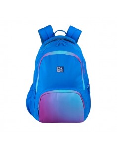 Oxford Gradient Mochila Escolar 25L - 3 Compartimentos y 11 Bolsillos - Espalda Ergonomica Transpirable - Asas Acolchadas y