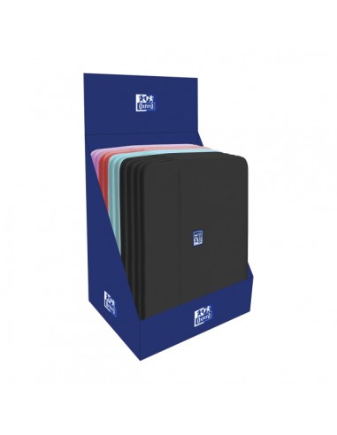 Oxford Young Proof B-Case Expositor con 10 Fundas para Portatil hasta 14" - Compartimento Acolchado - Bolsillo Exterior con