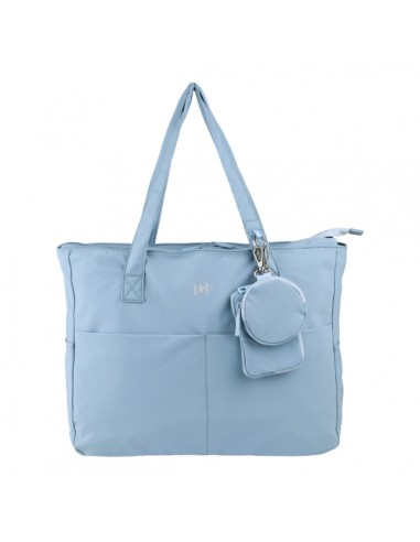 Oxford Endless Tote Bag 14L - Amplio Compartimento - 9 Bolsillos - Incluye Neceser Interior-Monedero y Tarjetero - Color Azul