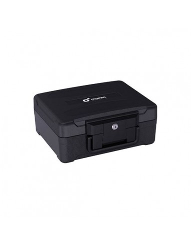 Cromad Firebox S1 Caja Fuerte - Resistente a Fuego y Agua - Cerradura de Llave - DiseÃ±o Robusto y Portatil - 155x365x285mm
