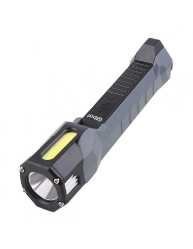 Elbat EB0566 Linterna de Trabajo LED 1000LM - Cabezal Rotativo 90Â-- Bateria de 2000mAh - Color Negro