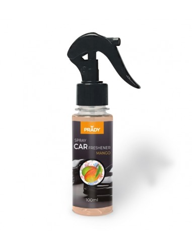 Prady Ambientador Coche Mango - Frasco de 100 ml - Spray Pulverizador