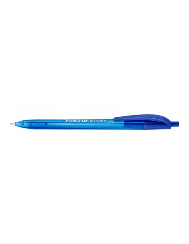 Staedtler 4230 M Boligrafo Retractil - Punta 1mm - Ancho de Linea Medio - DiseÃ±o Triangular - Color Azul