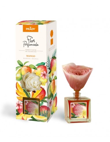 Prady Ambientador Flor Perfumada Mango - Frasco de Cristal 90ml