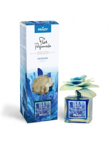 Prady Ambientador Flor Perfumada Oceano - Frasco de Cristal 90ml