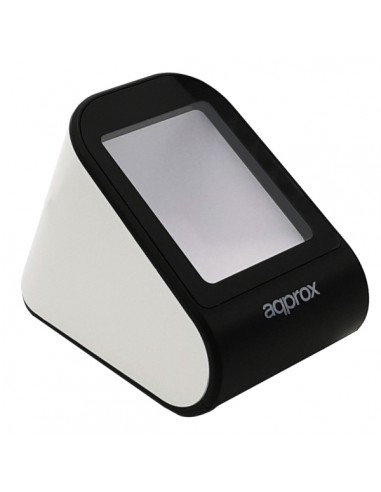 Approx Lector de Codigos de Barras Sobremesa 1D 2D - Indicador LED y Beeper - Velocidad de Escaneo 30fps - Disparo Automatico