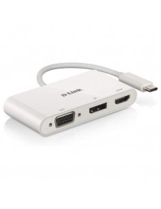 D-Link Hub USB-C a HDMI-DisplayPort-VGA