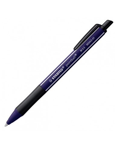 Stabilo Pointball Naturecolors Wildflower Boligrafo Retractil - Trazo 0.5mm - Hecho con 87-Bioplastico - Grip Antideslizante