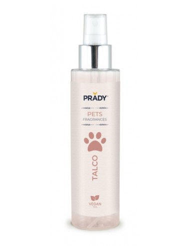 Prady Perfume Para Mascota Talco - Frasco de 150 ml - Spray Pulverizador