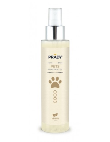 Prady Perfume Para Mascota Coco - Frasco de 150 ml - Spray Pulverizador