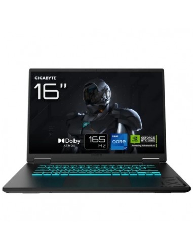 Gigabyte A16 Portatil Gaming 16" Intel Core i7-13620H - 16GB DDR5 - 1TB SSD - RTX5050 8GB - FreeDos - Color Negro - Teclado