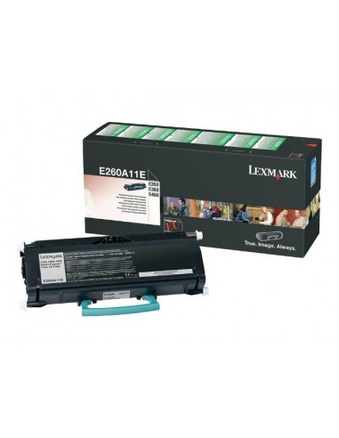 Lexmark E260 E360 E460 E462 Negro Cartucho de Toner Original - E260A11E