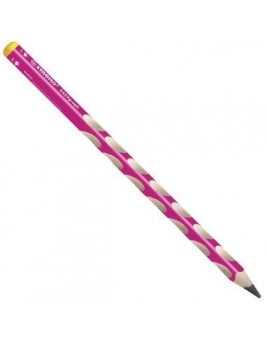 Stabilo Easygraph Lapiz de Grafito - Mina HB de 3.15mm - DiseÃ±o Ergonomico - Uso Zurdo - Color Rosa