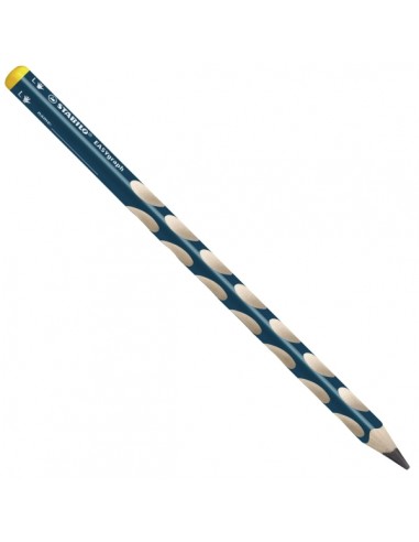 Stabilo Easygraph Lapiz de Grafito - Mina HB de 3.15mm - DiseÃ±o Ergonomico - Uso Zurdo- Color Azul Petroleo