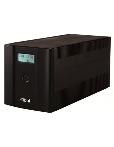 Elbat Delta SAI 1500VA USB - Pantalla LCD - 4x Shuckos - Estabilizador AVR - Funcion de Arranque en Frio