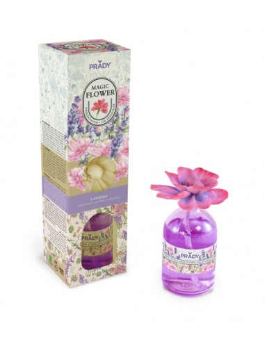 Prady Ambientador Magic Flower Lavanda - Frasco de Cristal 100ml