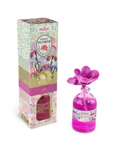Prady Ambientador Magic Flower Lily - Frasco de Cristal 100ml
