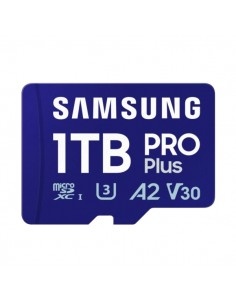 Samsung PRO Plus Tarjeta Micro SDXC 1TB UHS-I U3 A2 V30 Clase 10 con Adaptador SD