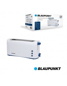 Blaupunkt BP4001 Tostadora Ranura Larga 1000W - 6 Niveles de Tostado con Termostato - Funcion Recalentar y Descongelar -