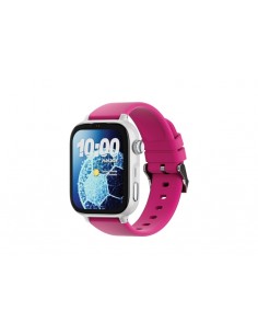 Savefamily Reloj Inteligente Infantil SaveWatch Plus 2 - Pantalla Amoled - Carcasa Blanca - Correa Tela Tribeca