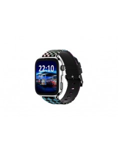 Savefamily Reloj Inteligente Infantil SaveWatch Plus 2 - Pantalla Amoled - Carcasa Plateada - Correa Silicona Loop