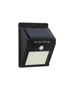 Elbat Aplique Led Solar - 30LM - Luz Fria 6500K - Sensor de Movimiento - Bateria 1200mAh