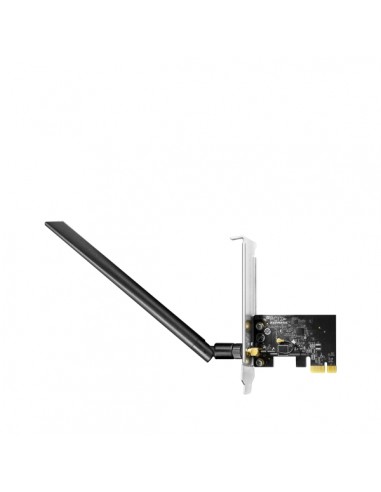 Cudy AC650 Adaptador de Red PCIe - Doble Banda - Antena Wi-Fi 5 Desmontable - Velocidad hasta 433Mbps - 72.5x45x11.6mm -
