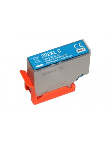 Epson 202XL Cyan Cartucho de Tinta Generico - Reemplaza C13T02H24010 C13T02F24010