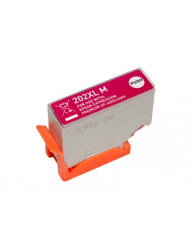Epson 202XL Magenta Cartucho de Tinta Generico - Reemplaza C13T02H34010 C13T02F34010