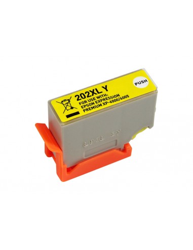 Epson 202XL Amarillo Cartucho de Tinta Generico - Reemplaza C13T02H44010 C13T02F44010