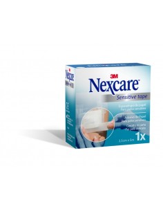 Nexcare Sensitive Esparadrapo - 25mm x 5m - Color Blanco