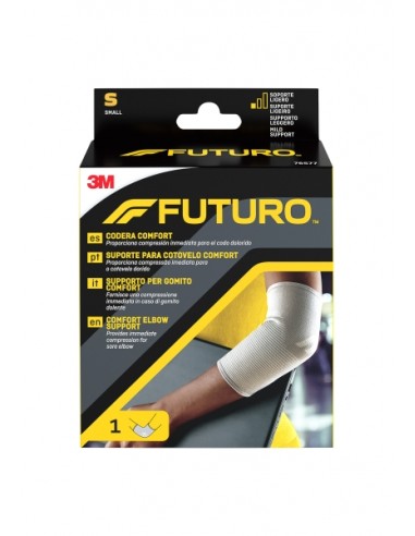 Futuro Comfort Codera - Talla S (22.9 - 25.4cm) - Transpirable - Elastico - Anatomico - Color Gris