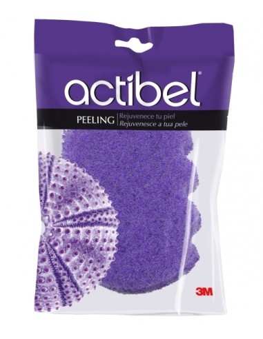Actibel Esponja Corporal de Peeling - Exfoliante - Color Lavanda