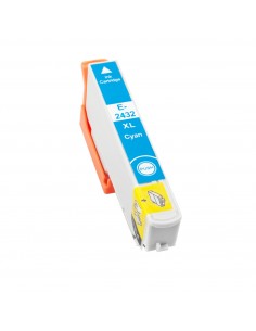 Epson T2432 T2422 (24XL) Cyan Cartucho de Tinta Generico - Reemplaza C13T24324012 C13T24224012