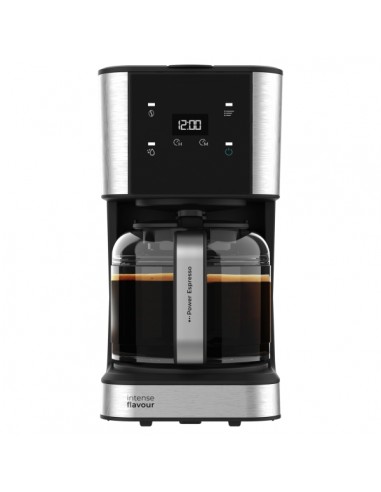 Cecotec Coffee 66 Drop and Touch Cafetera de Goteo - 950W - Panel Tactil Retroiluminado - Jarra de Cristal Resistente -