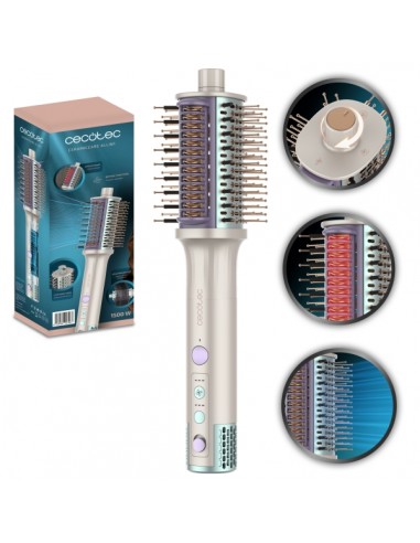 Cecotec CeramicCare Allin1 Cepillo de Aire - 1500W - Placas Calefactoras - Multifuncion - Revestimiento Ceramico - Generador